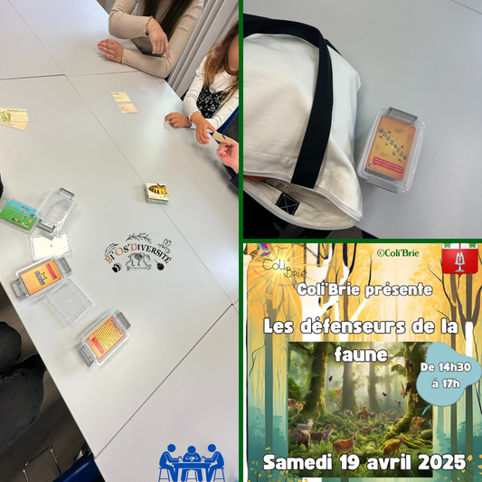 Atelier Jeux de société - Protection de la faune - 19 Avril 2025