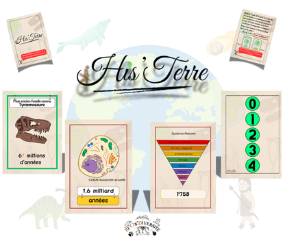 Jeu de cartes His’Terre – Histoire de la Terre