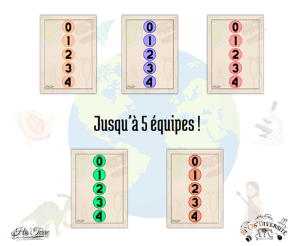 Jeu de cartes His’Terre – Histoire de la Terre
