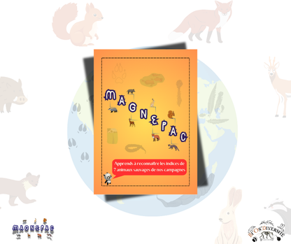 Jeu de cartes Magnepac - animaux sauvages de nos campagnes