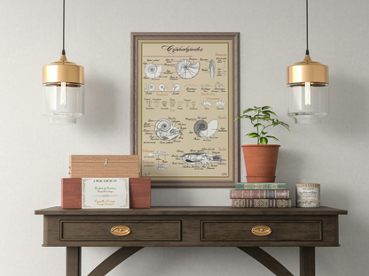 Poster anatomique – Céphalopodes